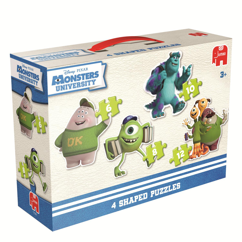 Monsters University 4 Shaped Puzzles