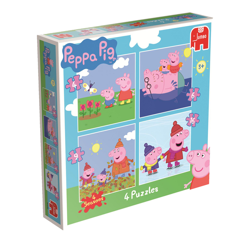 Peppa Pig 4 Puzzles in a Box