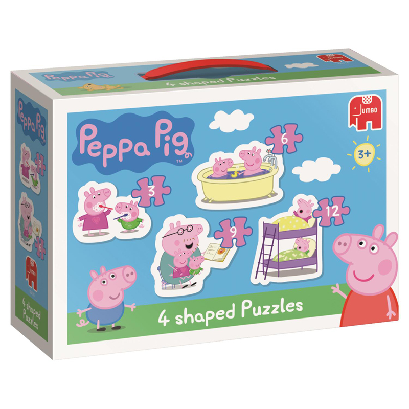Peppa Pig 4 Shaped Puzzles