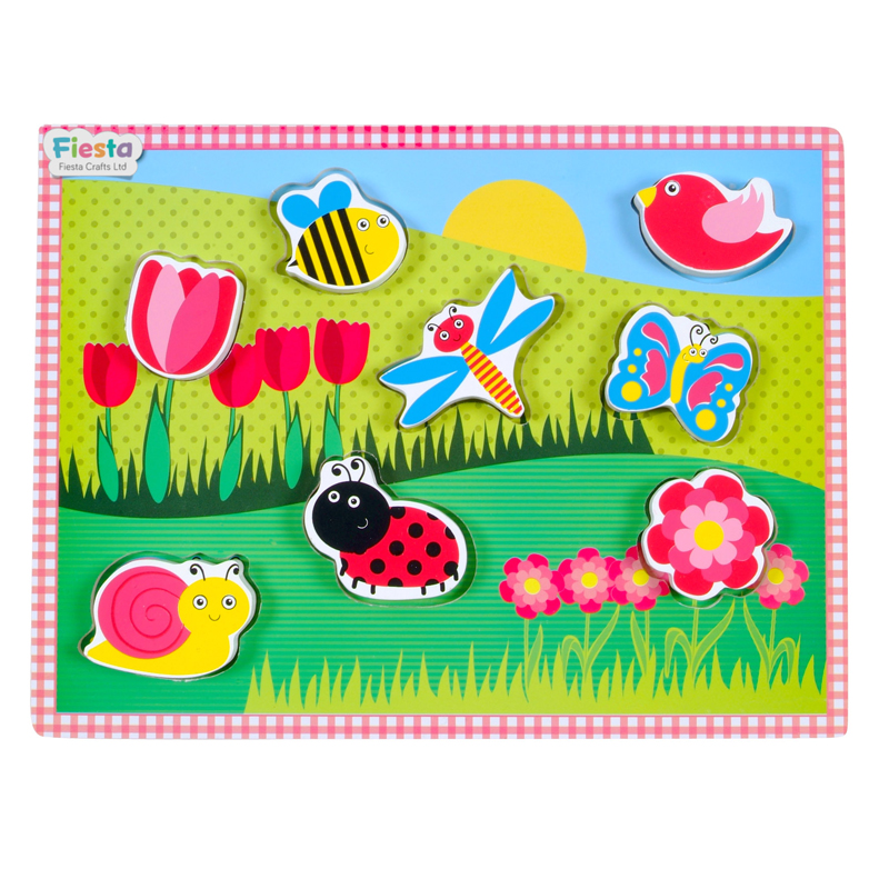 Chunky Puzzle Flower Garden