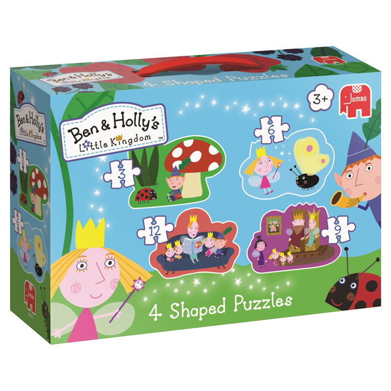Ben Hollys Little Kingdom 4 Shaped Puzzles