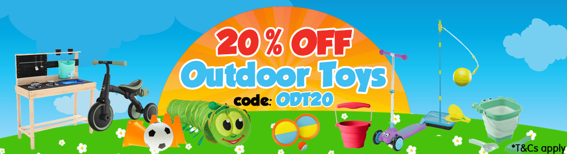 20% OFF Outdoor Toys 20% OFF Outdoor Toys