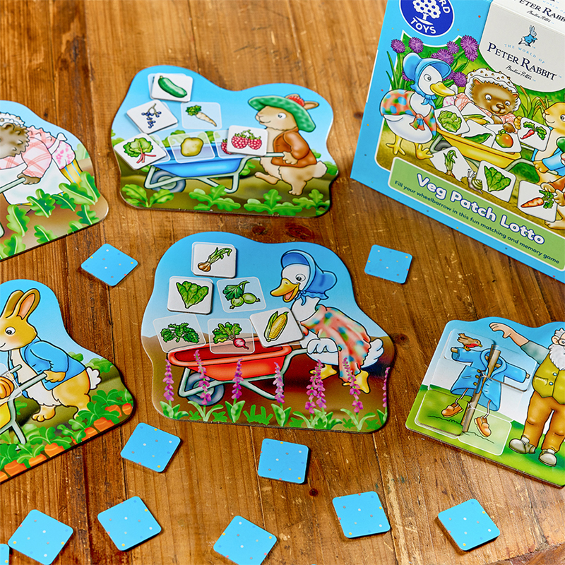 Peter Rabbit Veg Patch Lotto - TumbleTots