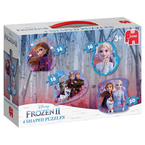 Frozen 2 - 4 in 1 Shaped Puzzle