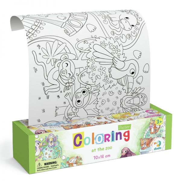 Colouring Poster - At the Zoo