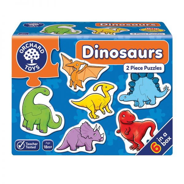 Dinosaurs 2 Piece Puzzles