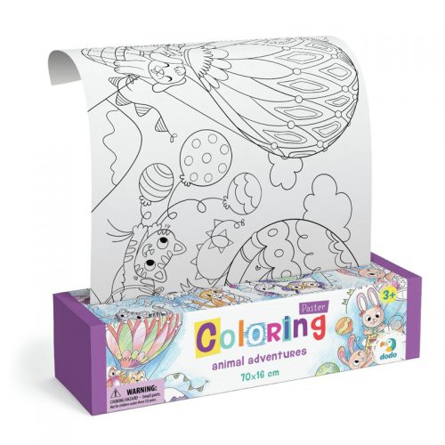 Colouring Poster - Animal Adventures