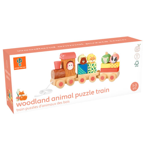 Woodland Animals Puzzle Train