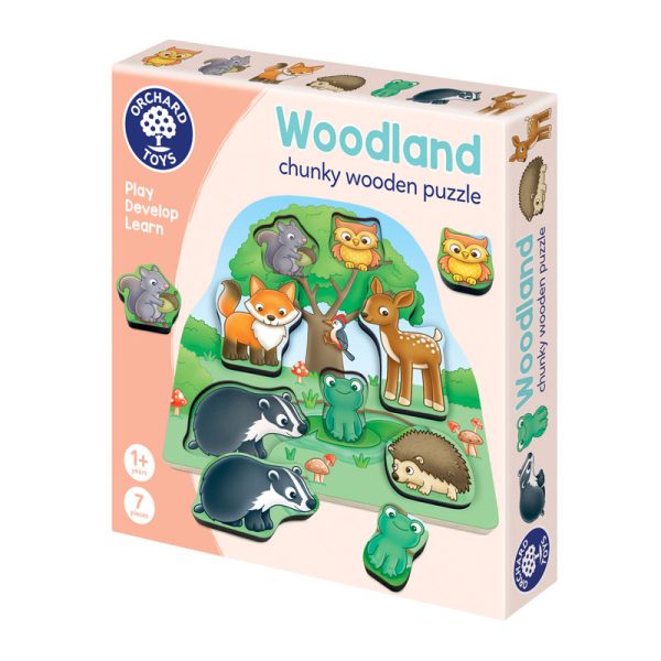 Woodland Chunky Wooden Puzzle - Image 3