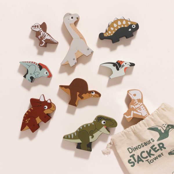 Jurassic Stacking Dinosaurs & Bag - Image 3