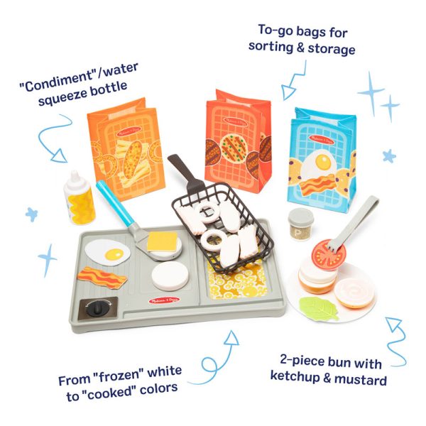Flip & Fry Grill Play Set with Colour Changing Water WOW! - Image 2