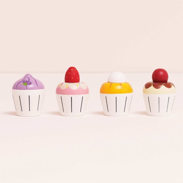 Wooden Cupcake Play Food Set - Image 3