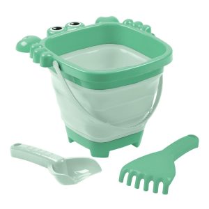 Collapsible Beach Bucket Set - 3pc