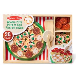 Wooden Pizza Party Playset