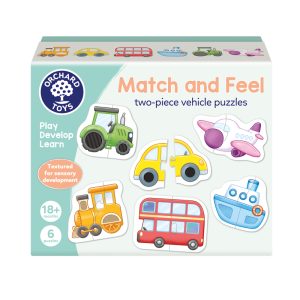 Match and Feel Two-Piece Puzzles - Vehicles