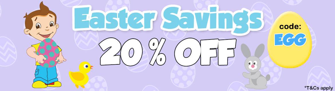 Easter Savings 20% OFF